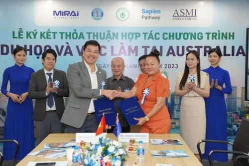 Lễ ký kết thỏa thuận hợp tác Chương trình Du học và Việc làm tại Australia