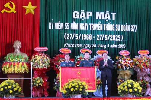 Sư đoàn Phòng không 377 tổ chức gặp mặt kỷ niệm 55 năm Ngày truyền thống