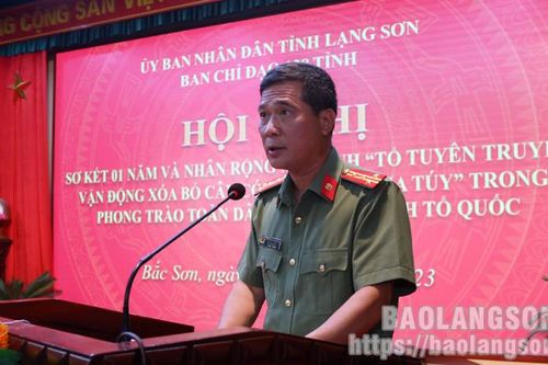 Sơ kết 1 năm thực hiện và nhân rộng mô hình 'Tổ tuyên truyền vận động xóa bỏ cây có chứa chất ma túy'