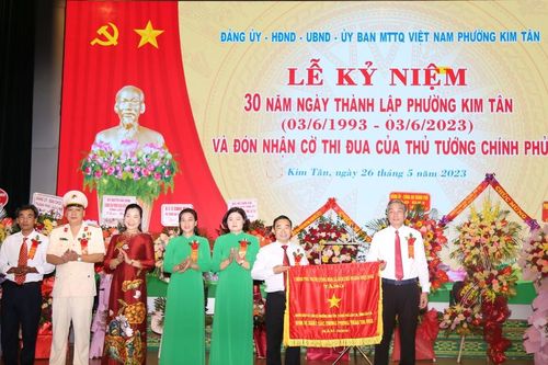 Phường Kim Tân kỷ niệm 30 năm ngày thành lập