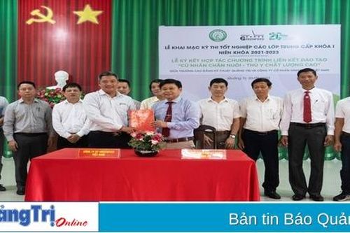 Liên kết, đào tạo 'Cử nhân Chăn nuôi - thú y chất lượng cao'