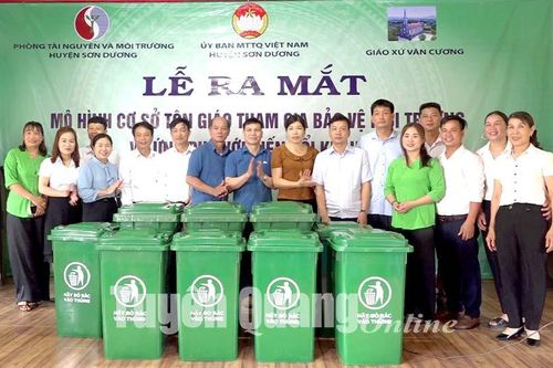 Sơn Dương ra mắt mô hình cơ sở tôn giáo tham gia bảo vệ môi trường và ứng phó với biến đổi khí hậu