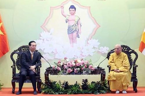 Chủ tịch nước Võ Văn Thưởng chúc mừng Đại lễ Phật đản 2023