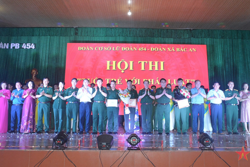 Đoàn cơ sở Lữ đoàn Pháo binh 454 tổ chức hội thi 'Tuổi trẻ với pháp luật'