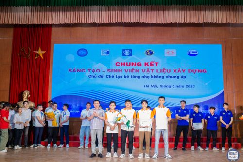 6 đội xuất sắc giành giải sáng tạo sinh viên vật liệu xây dựng