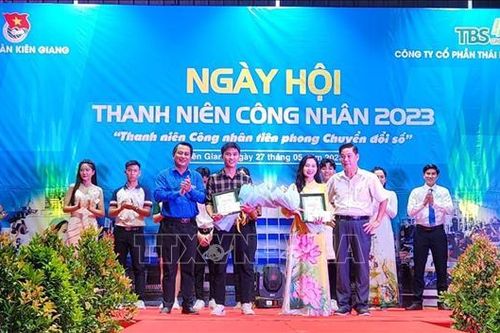 Sôi nổi Ngày hội thanh niên công nhân tại Kiên Giang