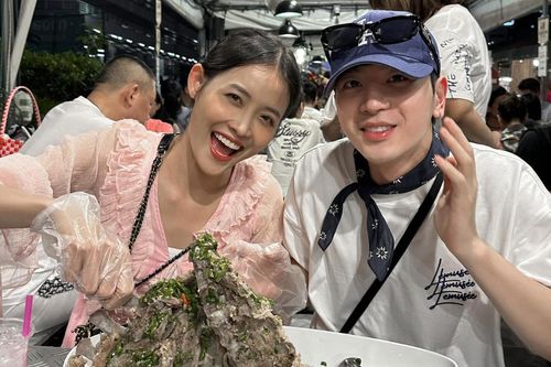 Phí Ngọc Hưng 'ngầm' phủ nhận tin đồn Trương Mỹ Nhân đang mang thai, còn để lộ cách gọi đặc biệt này