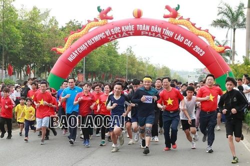 Ngày 2/6: phân luồng giao thông trên Đại lộ Trần Hưng Đạo (thành phố Lào Cai) phục vụ giải 'Chạy vì tương lai xanh'