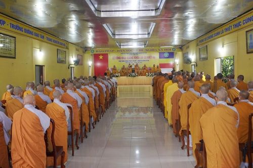 Ban Trị sự Phật giáo H.Củ Chi khai giảng khóa An cư kiết hạ Phật lịch 2567