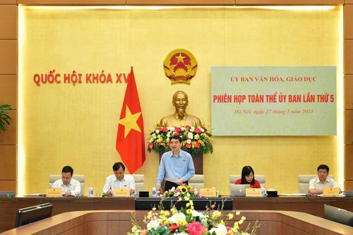 Ủy ban Văn hóa, Giáo dục họp Phiên toàn thể lần thứ 5