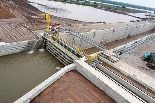 Cận cảnh kênh đào gần 110 triệu USD sắp vào hoạt động ở Nam Định