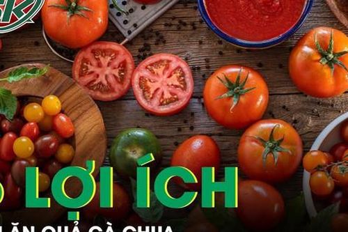 6 lợi ích có thể bạn chưa biết khi ăn cà chua