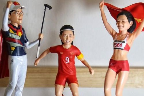 Chế tác tượng mini tri ân 3 VĐV vô địch SEA Games 32