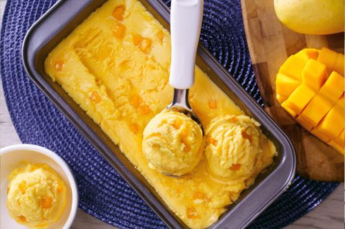 Cách làm kem xoài giải nhiệt chỉ với 3 nguyên liệu
