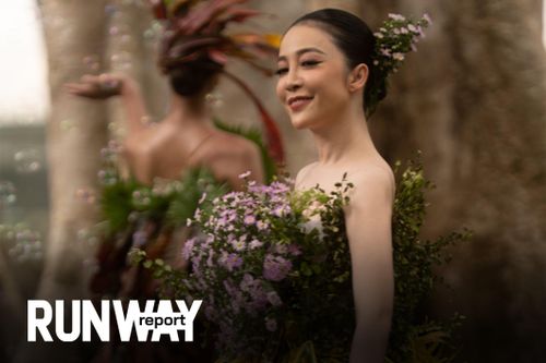 'Chim công làng múa' Linh Nga tỏa sáng trong trang phục từ lá cây