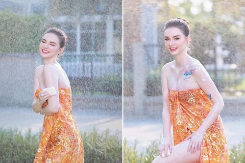 'Nữ thần tắm suối Thái Lan' trở lại với làn da trắng đến khó tin