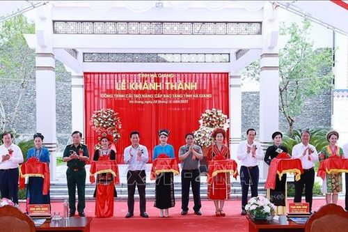 Thủ tướng dự Lễ khánh thành công trình nâng cấp Bảo tàng tỉnh Hà Giang
