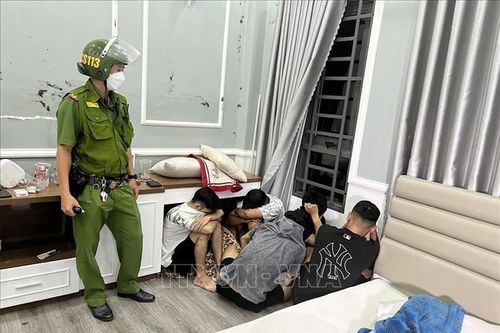 Phát hiện 14 thanh thiếu niên dương tính với ma túy tại căn hộ không số
