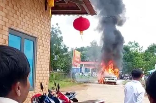 Vụ chiếc xe ngùn ngụt bốc cháy ở Lâm Đồng: Tài xế tự tử
