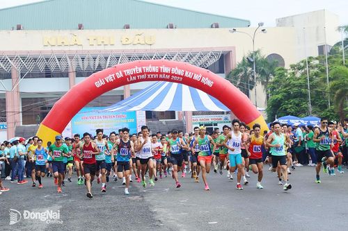Hơn 2 ngàn VĐV dự Giải Việt dã truyền thống tỉnh Đồng Nai mở rộng lần thứ 26-2023