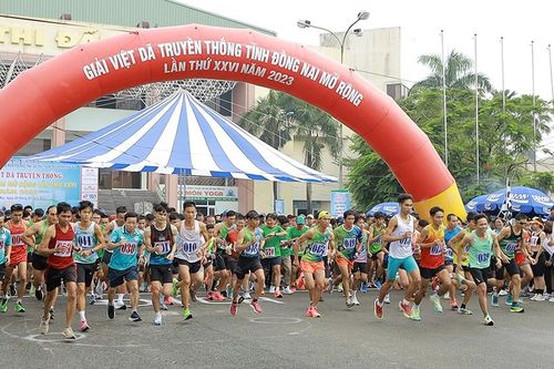 Hơn 2.000 VĐV tham gia giải chạy Việt dã truyền thống tỉnh Đồng Nai mở rộng 2023