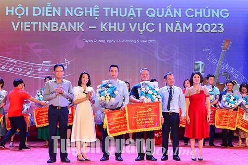 Bế mạc Hội diễn nghệ thuật quần chúng Vietinbank khu vực I năm 2023