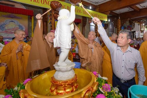 Ban Trị sự Phật giáo H.Nhà Bè tổ chức Đại lễ Phật đản và tác pháp An cư kiết hạ Phật lịch 2567