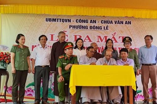 Quảng Trị: Ra mắt mô hình Phật tử tham gia giữ gìn an ninh trật tự