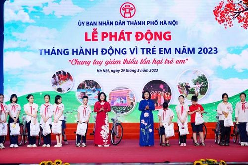 Hà Nội phát động Tháng hành động vì trẻ em năm 2023