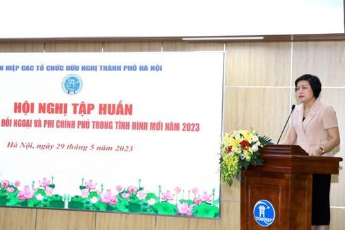 Tập huấn công tác lễ tân đối ngoại và phi chính phủ trong tình hình mới