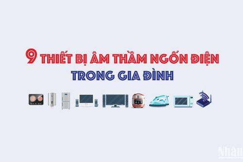 9 thiết bị âm thầm 'ngốn điện' trong gia đình