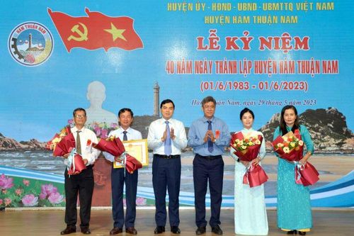 Bình Thuận: Kỷ niệm 40 năm thành lập huyện Hàm Thuận Nam