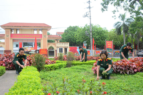 Đơn vị khang trang, niềm vui rộn ràng