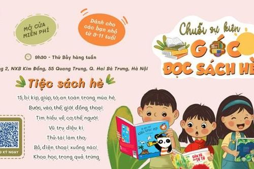 'Góc đọc sách hè' dành cho bé từ 3-11 tuổi