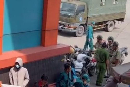 Bình Dương: Xôn xao hình ảnh công an xuất hiện trong khu trường đua Đại Nam
