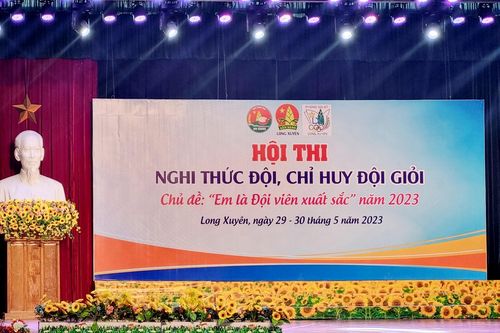 An Giang khai mạc Hội thi Nghi thức Đội, Chỉ huy Đội giỏi