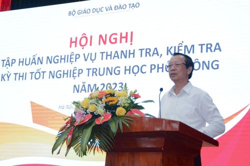 Tập huấn nghiệp vụ thanh tra, kiểm tra thi tốt nghiệp THPT 2023