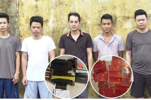 Bắt nhóm đối tượng làm giả con dấu tại Thái Bình