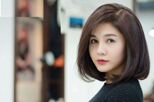 Top kiểu tóc ngang vai đẹp mê mẩn cho nàng mặt tròn