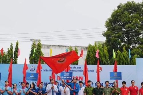 Tỉnh Đoàn Tây Ninh ra quân Chiến dịch Thanh niên tình nguyện Hè năm 2023