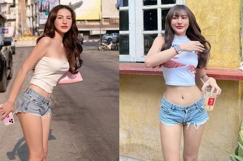 Hot girl xinh đẹp diện quần siêu ngắn khoe body cực phẩm ngày hè