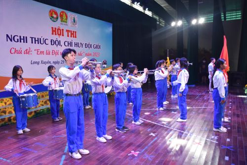 Trao giải Hội thi Nghi thức Đội, Chỉ huy Đội giỏi tại An Giang