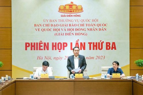 Sớm hoàn thành công tác tổ chức trao Giải báo chí về Quốc hội và Hội đồng Nhân dân