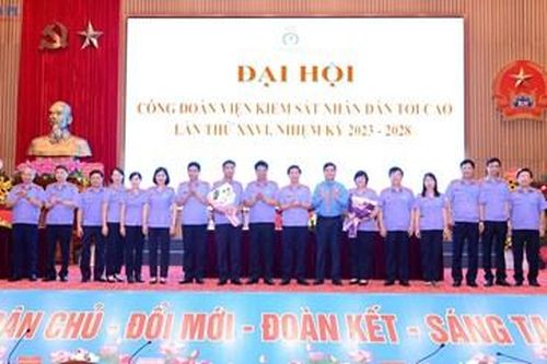 Đại hội Công đoàn VKSND tối cao lần thứ XXVI, nhiệm kỳ 2023-2028 thành công tốt đẹp