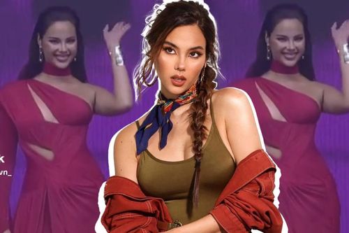 Làm MC, 'Mèo xám' Catriona Gray chiếm luôn spotlight tại đêm chung kết Binibining Pilipinas 2023