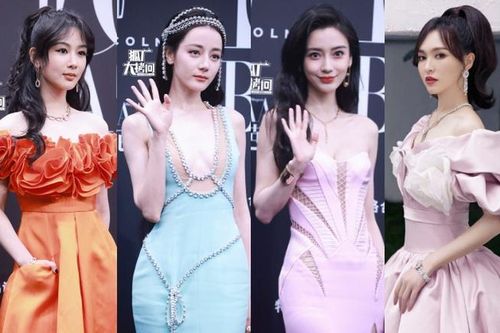 Thảm đỏ đêm từ thiện Bazaar: Nhiệt Ba - Angela Baby gợi cảm so kè Dương Tử khác lạ
