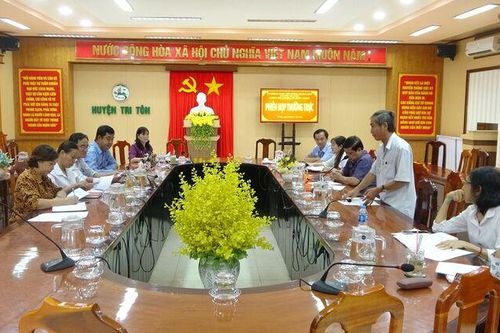 HĐND huyện Tri Tôn chuẩn bị kỳ họp chuyên đề