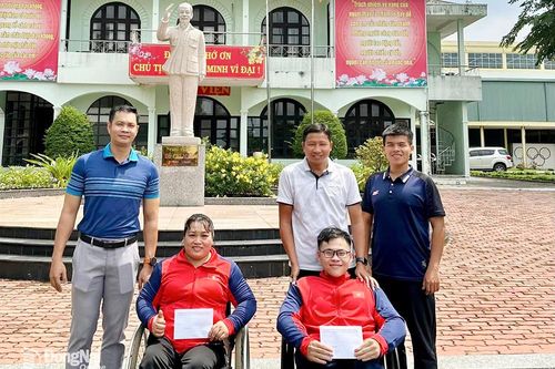 Động viên 2 VĐV Đồng Nai chuẩn bị dự Asean Para Games 12