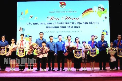 Khai mạc chương trình Liên hoan các Nhà thiếu nhi và thiếu nhi trên địa bàn dân cư