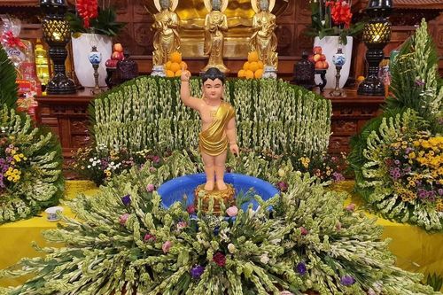 TP.HCM: Các tự viện trên địa bàn Q.Tân Bình thiết trí lễ đài, vườn Lâm-tỳ-ni kính mừng Phật đản